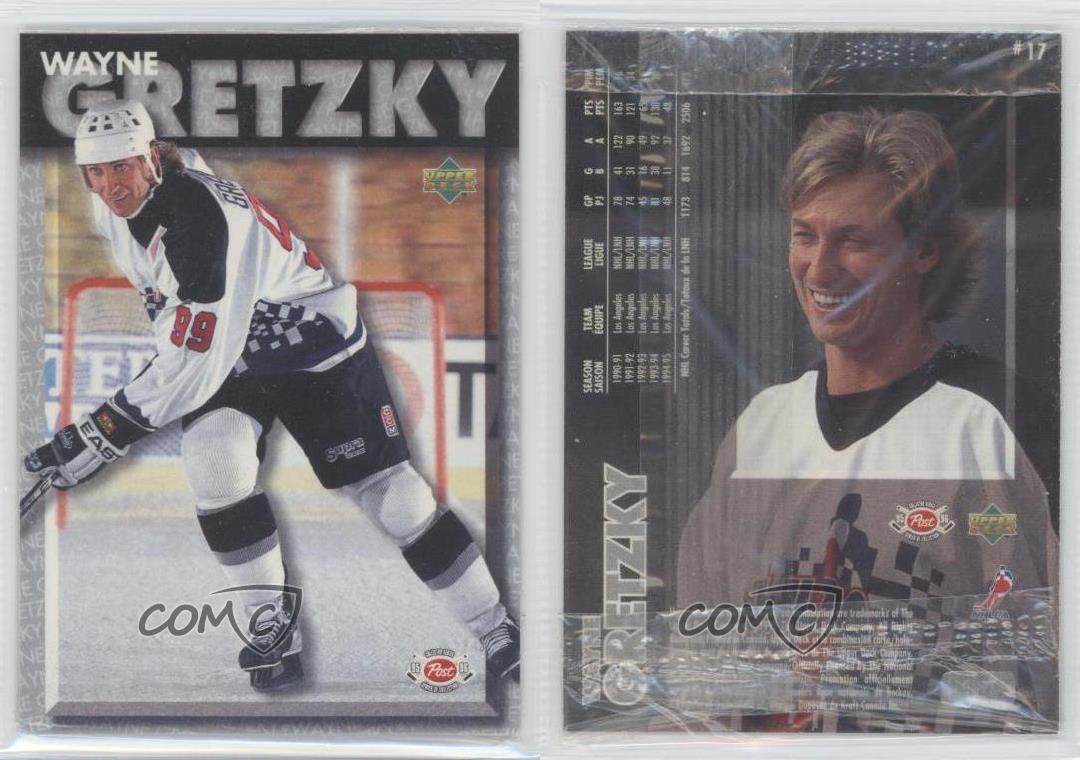 199596 Upper Deck Post 17 Wayne Gretzky Los Angeles Kings Hockey Card