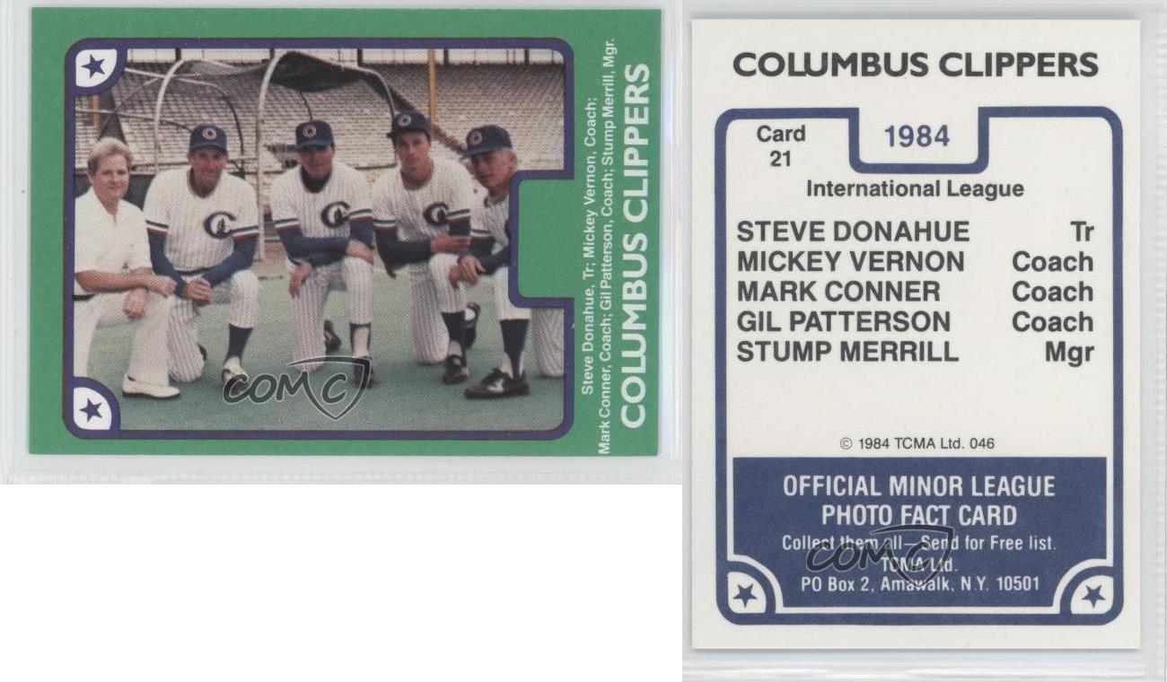 1984 TCMA Minor League 046 Columbus Clippers Team Baseball Card eBay