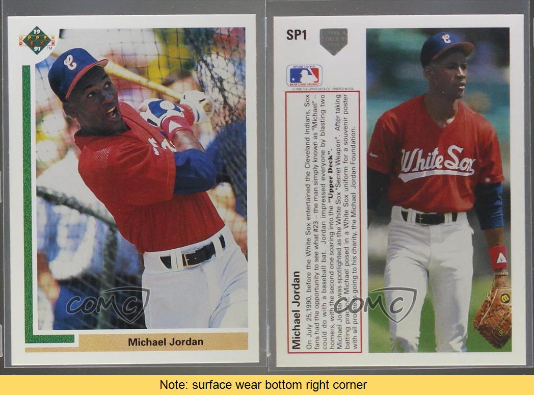 1991 Upper Deck Short Print SP1 Michael Jordan Chicago White Sox Baseball Card eBay