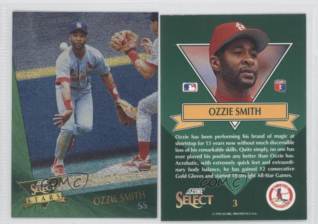 1993 Score Select Stars #3 Ozzie Smith St. Louis Cardinals Baseball Card | eBay