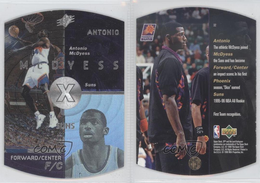 1997-98 spx #32 antonio mcdyess phoenix suns basketball card