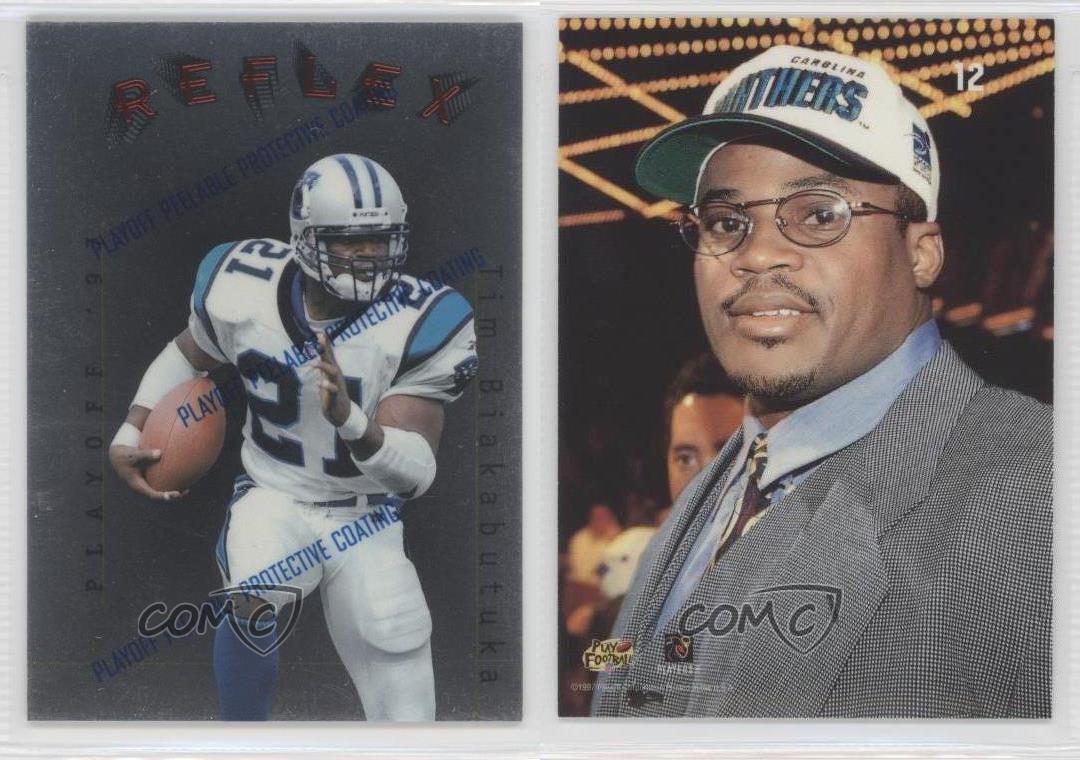 1997 Absolute Beginnings Reflex 12 Tim Biakabutuka Carolina Panthers