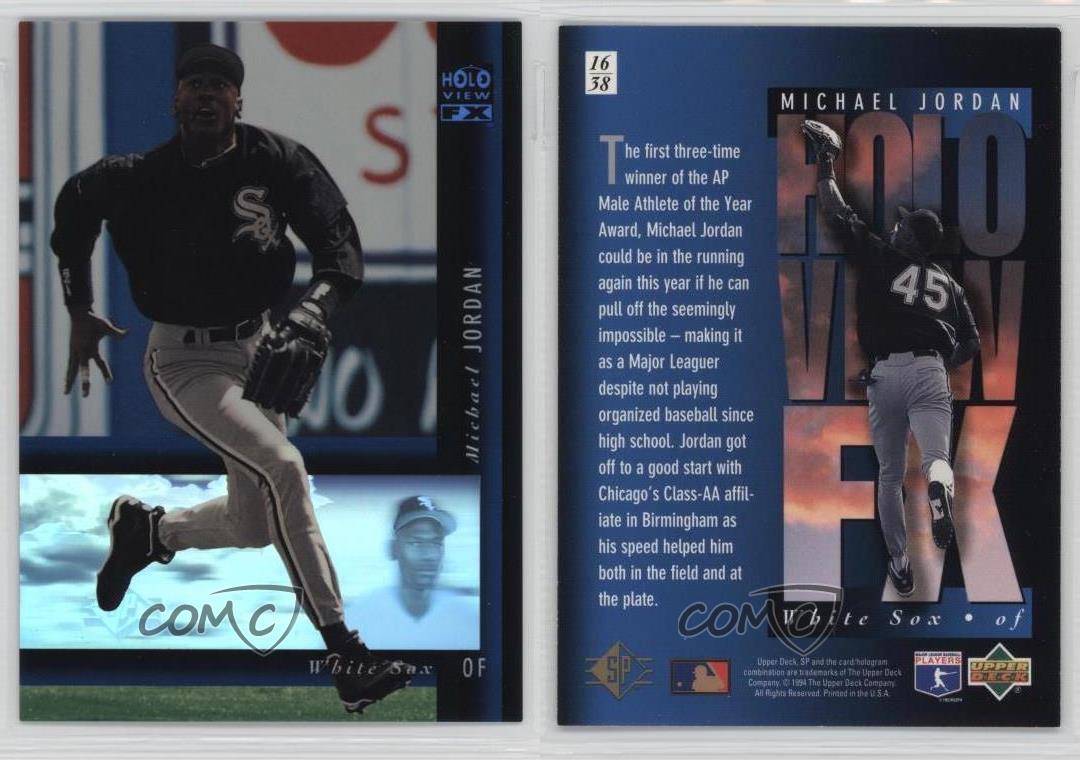 1994 Upper Deck SP Holoview FX 16 Michael Jordan Chicago White Sox