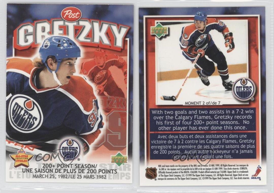 199900 Upper Deck Post Moments 2 Wayne Gretzky Edmonton Oilers Hockey