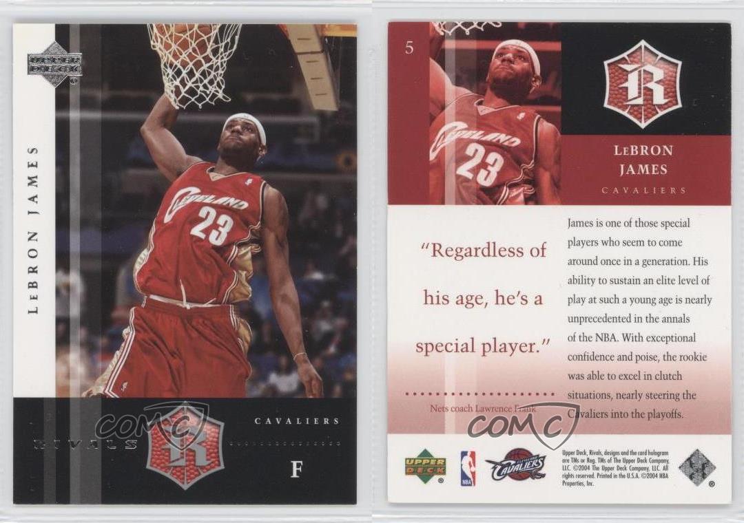 upper deck 2004 lebron james