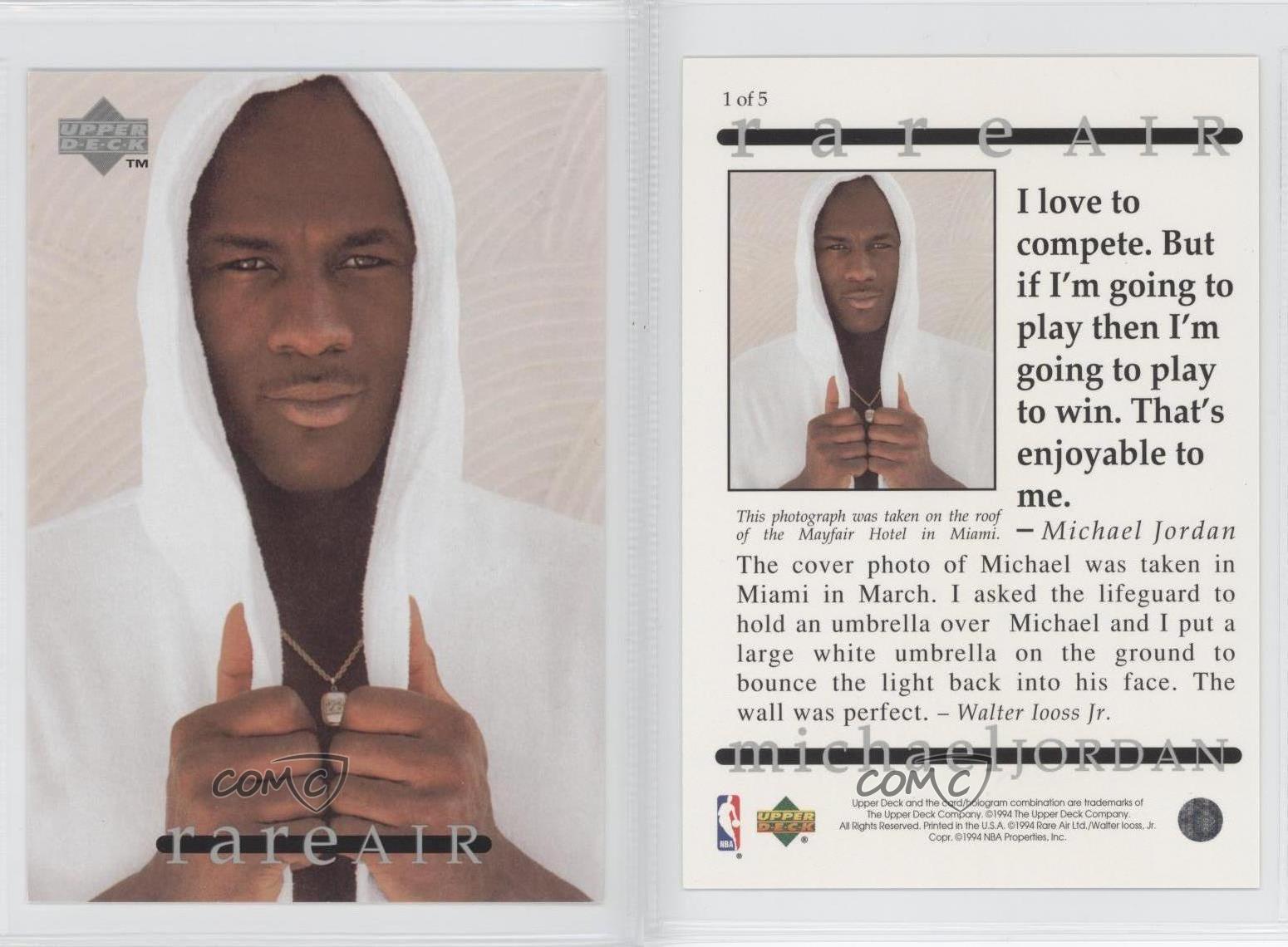 upper deck rare air michael jordan