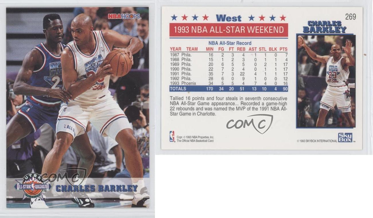 199394 NBA Hoops 269 Charles Barkley AllStar Team Basketball Card eBay