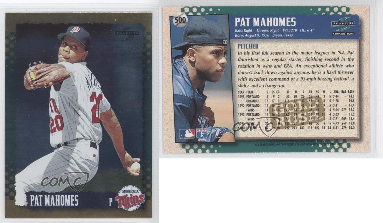 1995 Score Gold Rush 500 Pat Mahomes Minnesota Twins Baseball Card eBay