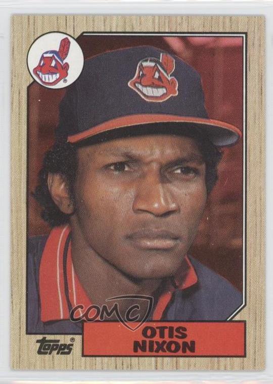 1987 Topps 486 Otis Nixon Cleveland Indians Baseball Card eBay