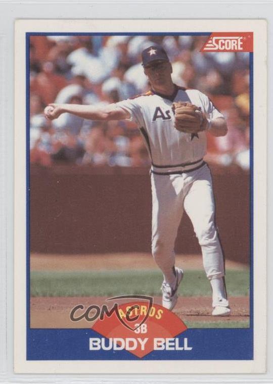 1989 Score 610 Buddy Bell Houston Astros Baseball Card eBay