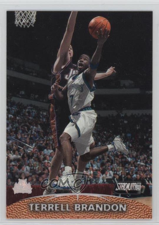 1999-00 topps stadium club #92 terrell brandon minnesota timber