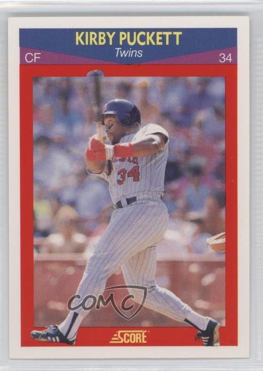 1990 Score Superstars Box Set Base 1 Kirby Puckett Minnesota Twins
