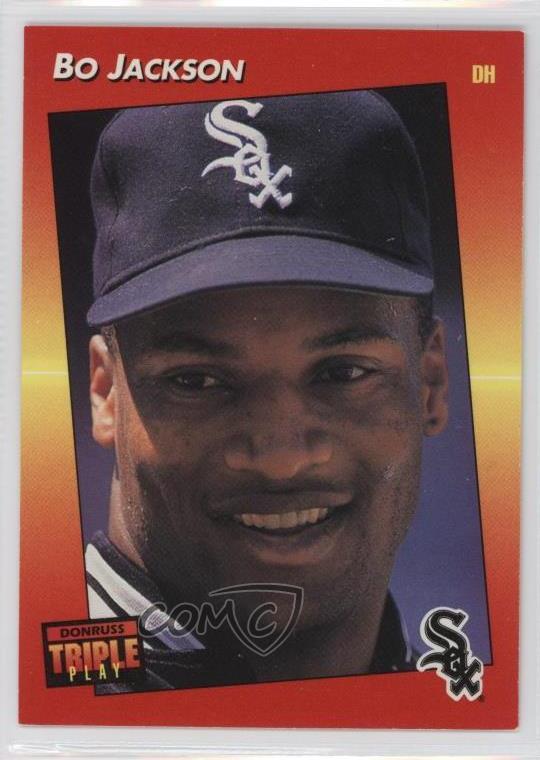 1992 Donruss Triple Play 164 Bo Jackson Chicago White Sox Baseball