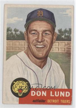 1953 Topps #277 - Don Lund - Courtesy of COMC.com