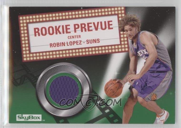 robin lopez,cameron payne retail rookie prevue memorabilia - green #rp-rl - robin lopez