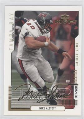 2000 Upper Deck MVP Gold Script #167 - Mike Alstott /100 - Courtesy of COMC.com