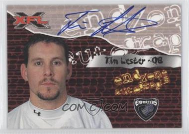 2001 Topps XFL Endzone Autographs #N/A - Tim Lester - Courtesy of COMC.com