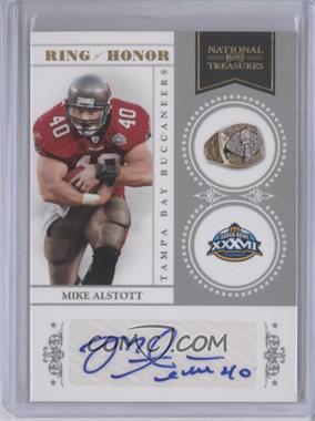 2010 Playoff National Treasures Ring of Honor Signatures [Autographed] #41 - Mike Alstott /50 - Courtesy of COMC.com