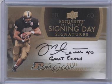 2011 Upper Deck Exquisite Collection Signing Day Signatures #SD-MA - Mike Alstott /15 - Courtesy of COMC.com