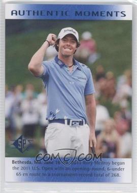 2014 Upper Deck SP Retail [Base] Sapphire #53 - Authentic Moments (Rory McIlroy) - Courtesy of COMC.com