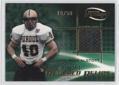 2009 Press Pass Fusion Revered Relics Gold #RR-MA - Mister Alexander - Courtesy of COMC.com