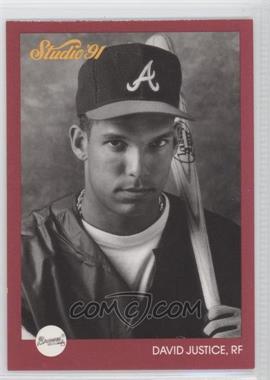 1991 Studio Previews #10 - David Justice - Courtesy of COMC.com