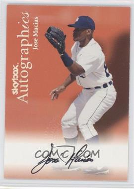 2000 SkyBox Autographics #83 - Jose Macias - Courtesy of COMC.com
