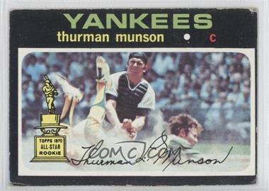 1971 Topps #5 - Thurman Munson - Courtesy of COMC.com