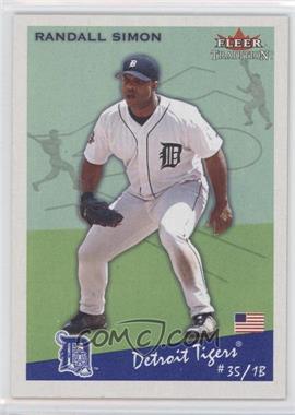 2002 Fleer Tradition #321 - Randall Simon - Courtesy of COMC.com