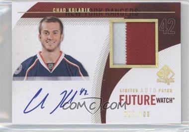 2010-11 SP Authentic Limited Autographed Patches #290 - Chad Kolarik/100 - Courtesy of COMC.com