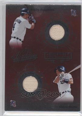 2002 Absolute Memorabilia Team Tandems Materials #12 - Bobby Higginson Bat/Shane Halter Bat - Courtesy of COMC.com