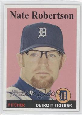 2007 Topps Heritage #282 - Nate Robertson - Courtesy of COMC.com