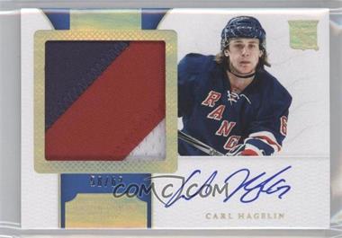 2011-12 Dominion Autographed Rookie Patches Horizontal #193 - Carl Hagelin/62 - Courtesy of COMC.com