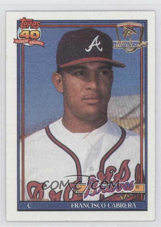 Francisco Cabrera All Baseball Cards COMC Card Marketplace