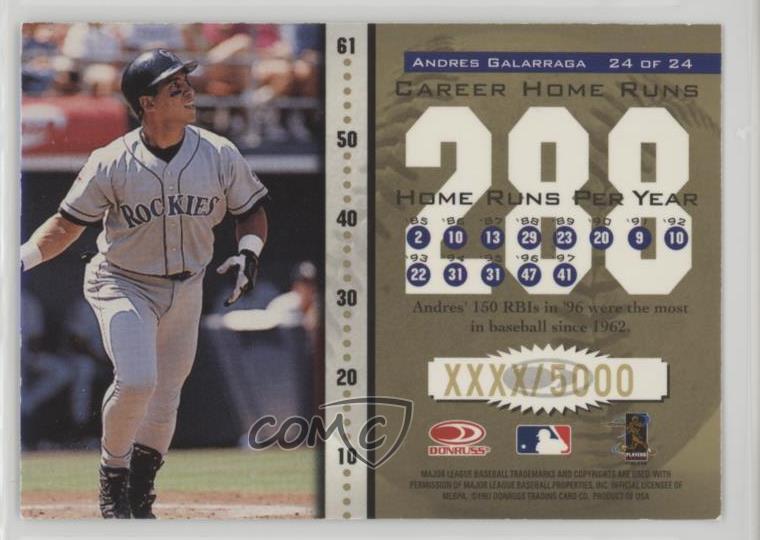 andres galarraga rockies jersey