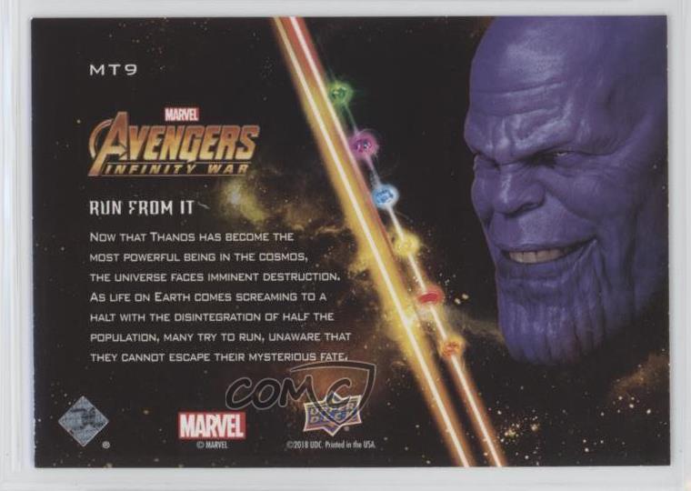 Marvel Upper Deck The Avengers Infinity War  The Mad Titan MT4 card