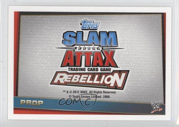 Slam attax rebellion #193 Microphone-prop