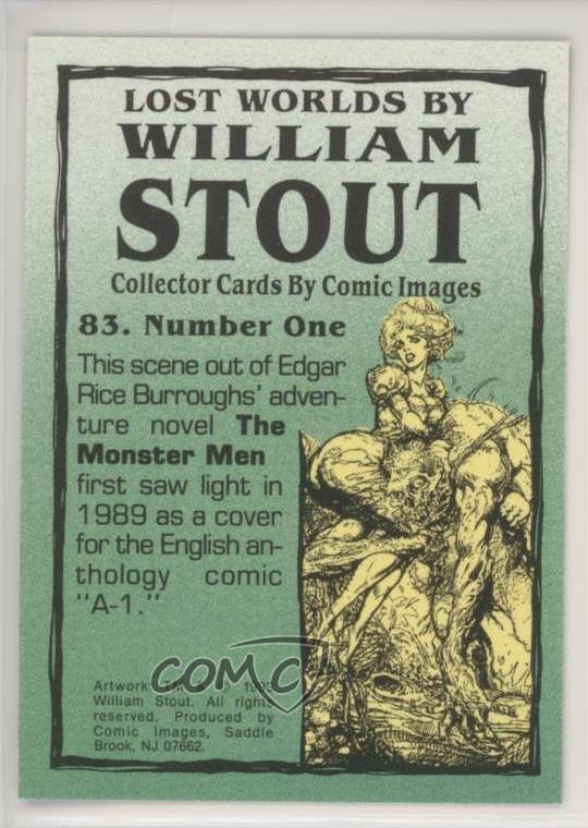Details About 1993 Comic Images William Stout Lost Worlds 83 Number One Non Sports Card 0w6 - 