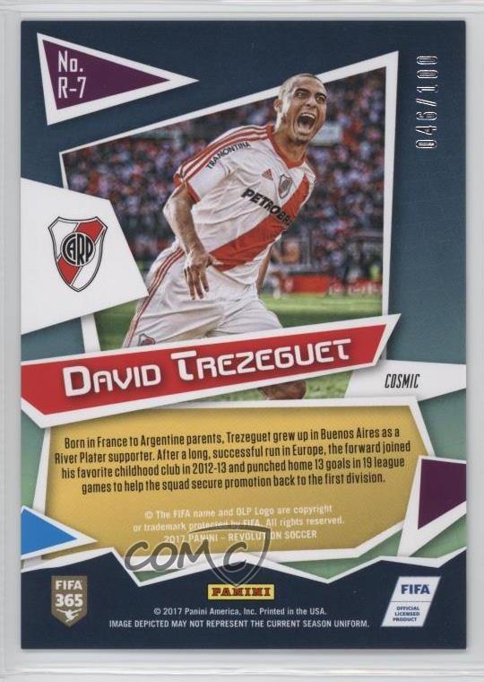2017 Panini Revolution Revolutionaries David Trezeguet #R-7