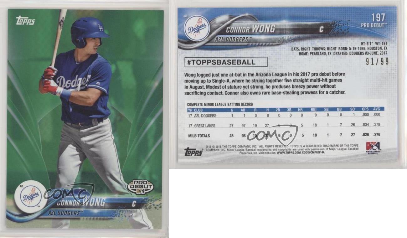 2018 Topps Pro Debut #197 Connor Wong