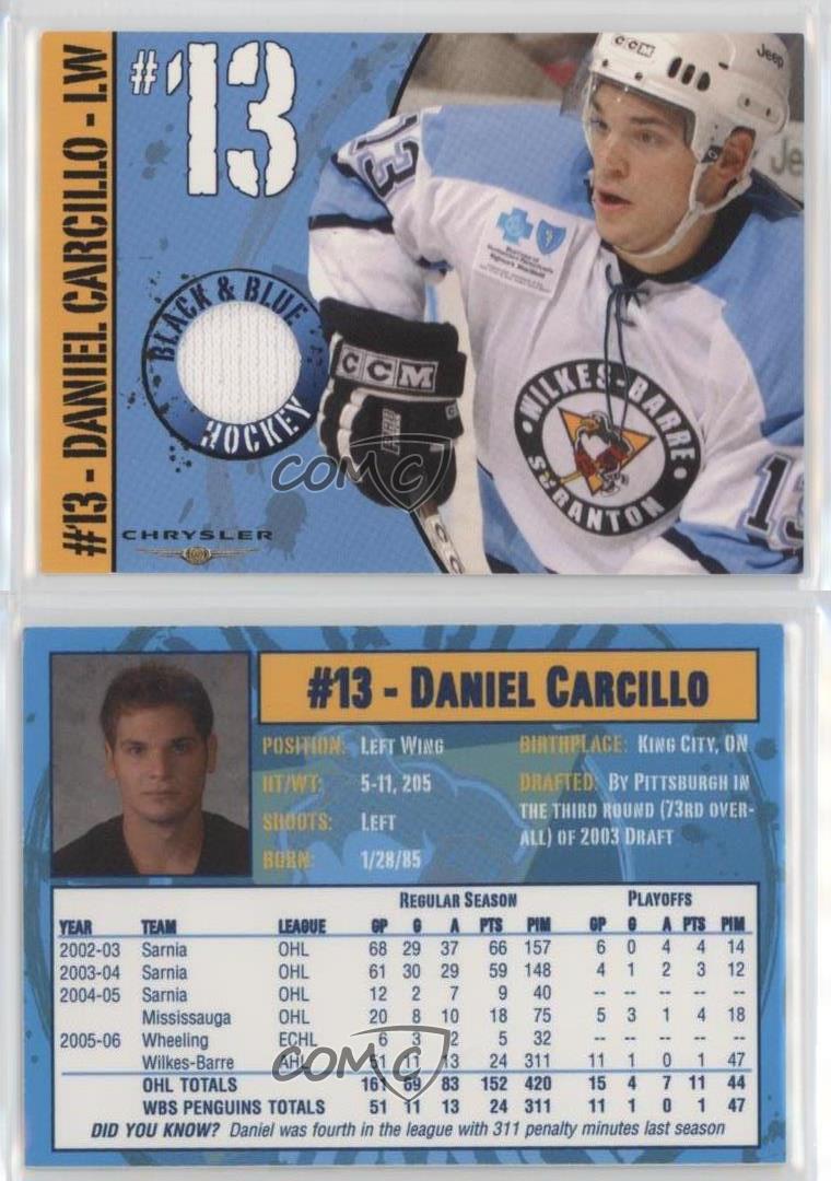 daniel carcillo jersey