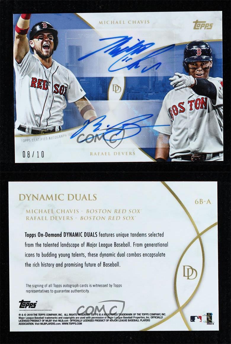 2019 Topps On Demand Dynamic Duals - Rafael Devers, Michael