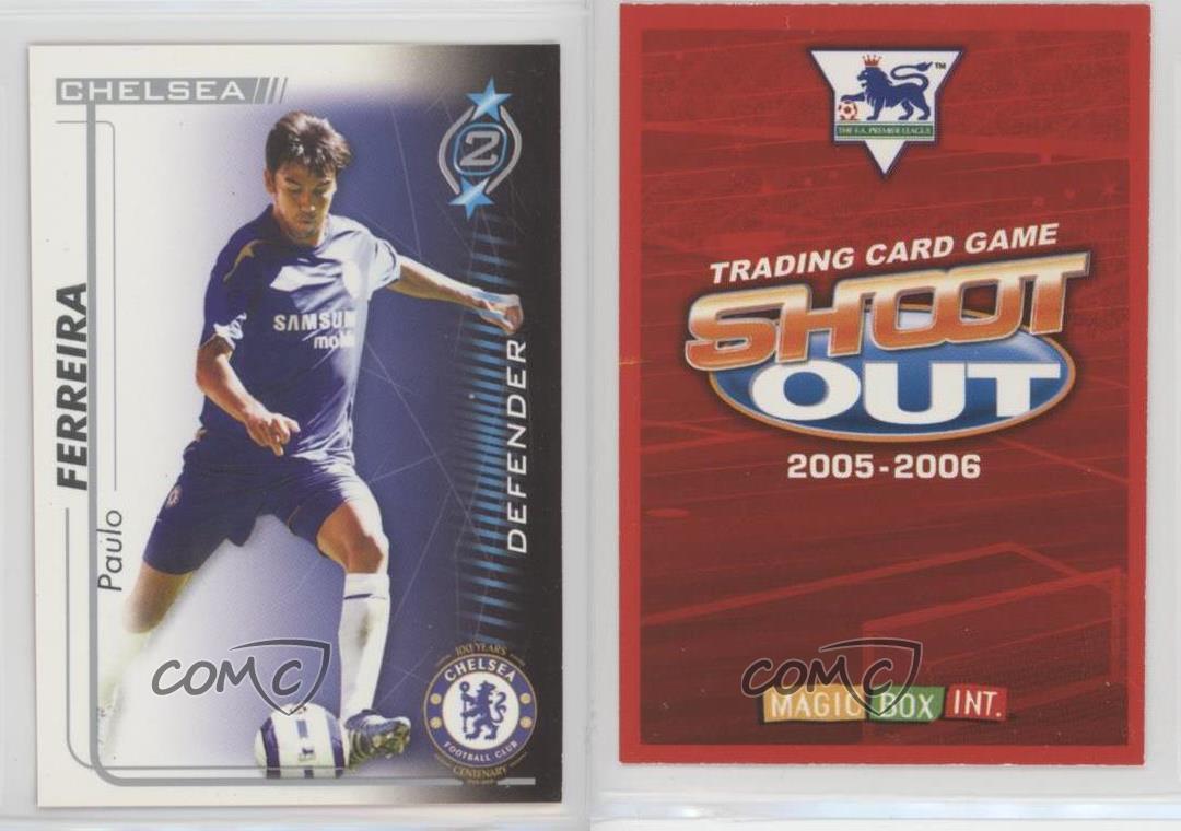 2005-06 Chelsea 2006 Premier League Champions football trading cards 
