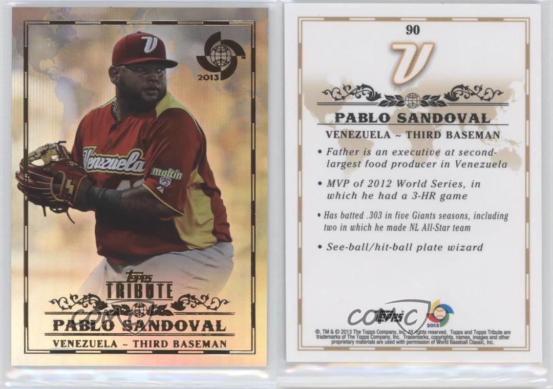 2013 Topps Tribute WBC Pablo Sandoval #90