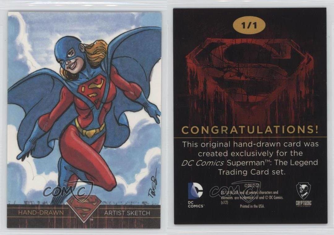 Cryptozoic Original Art Superman 5 Pack Trading Cards DC Comics