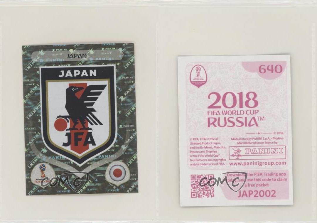 Panini WM 2018 Russia Sticker Mannschaftspaket Japan Sticker 653-671 