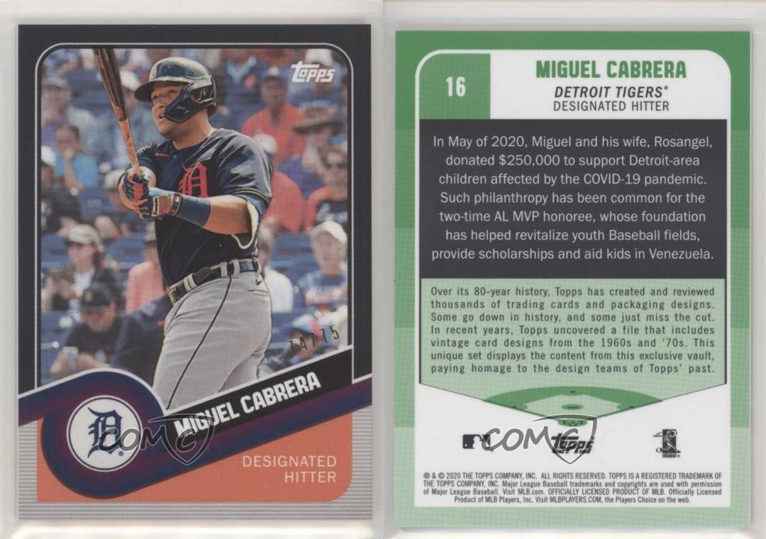 MLB Detroit Tigers - Miguel Cabrera 16 Poster