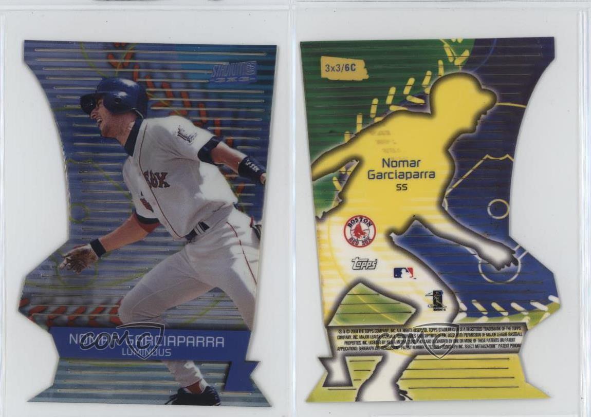 Topps Stadium Club 2000 3x3 Luminous Nomar Garciaparra #3x3/6C - Imagen 4 de 5