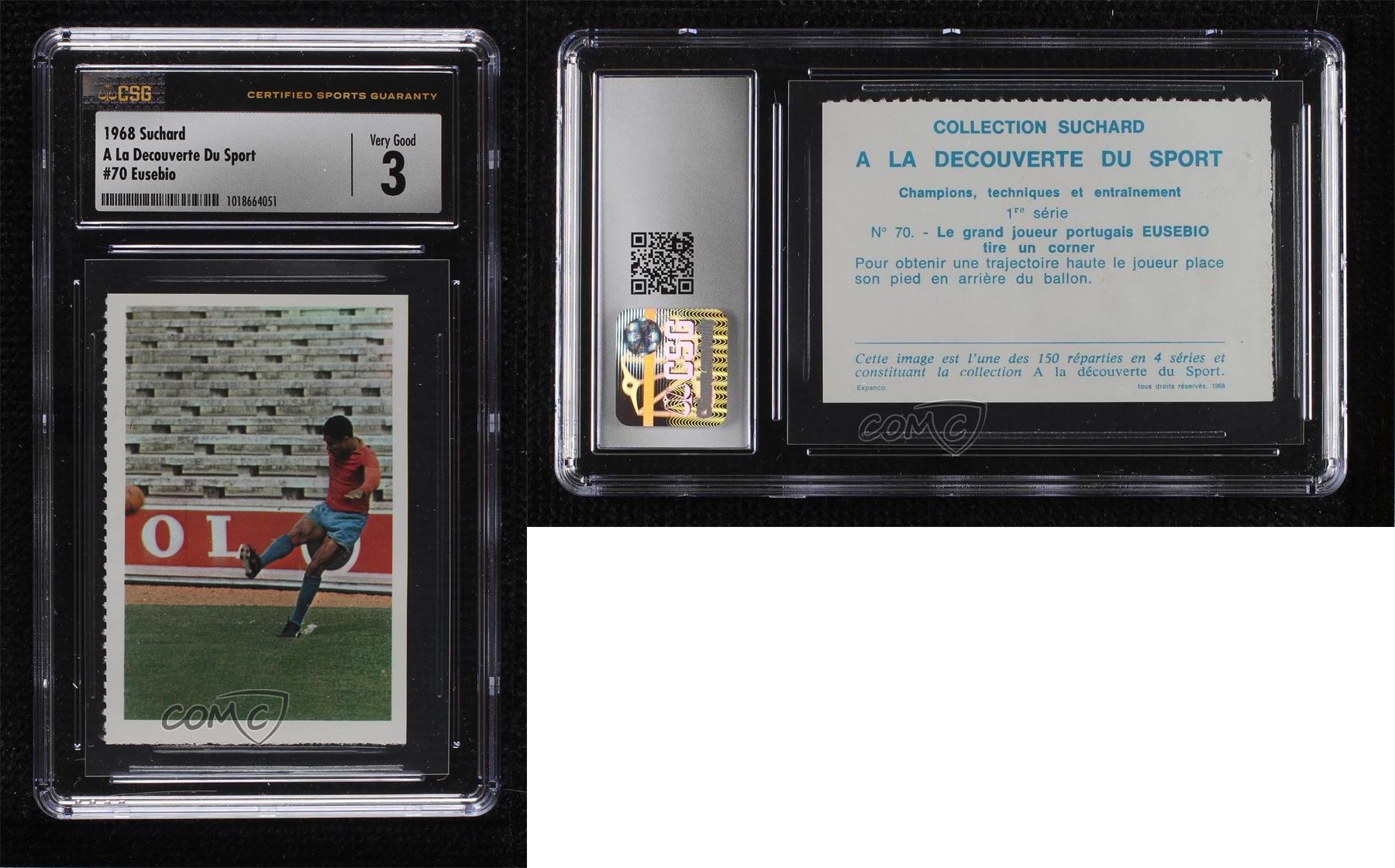 1968 Collection Suchard Eusebio #70 CSG 3 - Picture 3 of 3