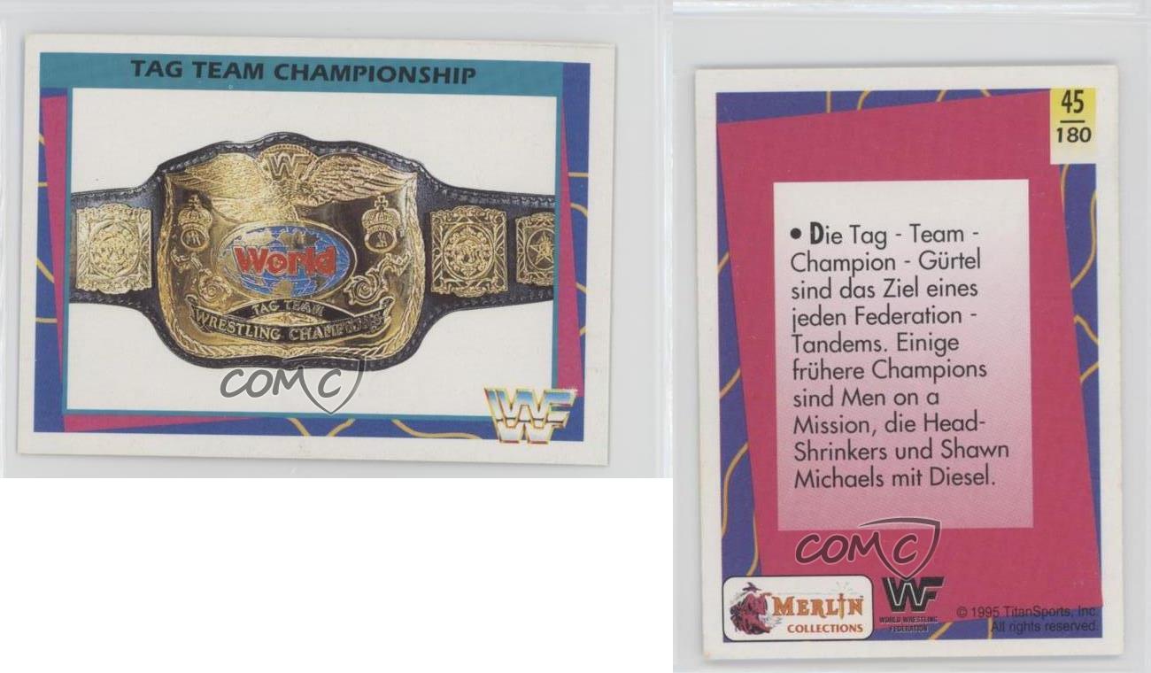 1995 Merlin WWF German Tag Team Championship #45 | eBay